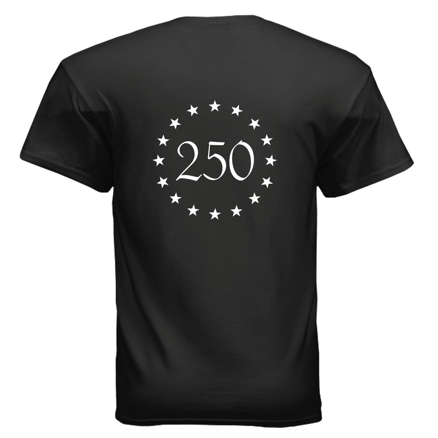 betsy 250 tee back black | land of the free 250