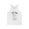 White tank top with 'Yee Haw America 250' design on a white background