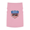 America 250 Patriotic Pet Tank Top - USA Flag Shield Dog Shirt for 4th of July