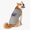 America 250 Patriotic Pet Tank Top - USA Flag Shield Dog Shirt for 4th of July