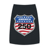 America 250 Patriotic Pet Tank Top - USA Flag Shield Dog Shirt for 4th of July