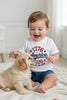 infant america 250 white front | land of the free 250