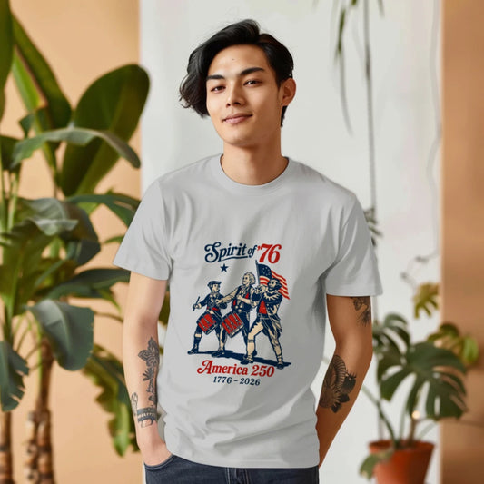 spirit of 76 america 250 grey front | land of the free 25-