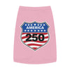 America 250 Patriotic Pet Tank Top - USA Flag Shield Dog Shirt for 4th of July