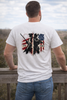 two soldies one nation tee | 1776 to 2026 patriotic American flag t-shirt for men