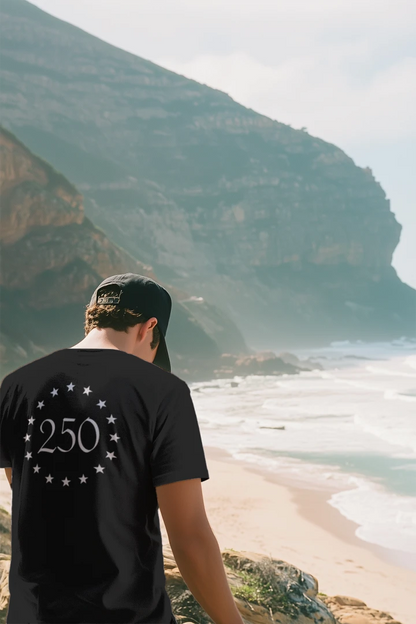 betsy 250 tee back black | land of the free 250
