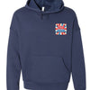 groovy 1776 to 2026 hoodie navy front  | land of the free 250
