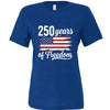 250 years of freedom royal tri blend front | land of the free 250