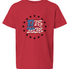 250 years of freedom kids red front | land of the free 250