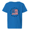 250 years of freedom kids blue front | land of the free 250