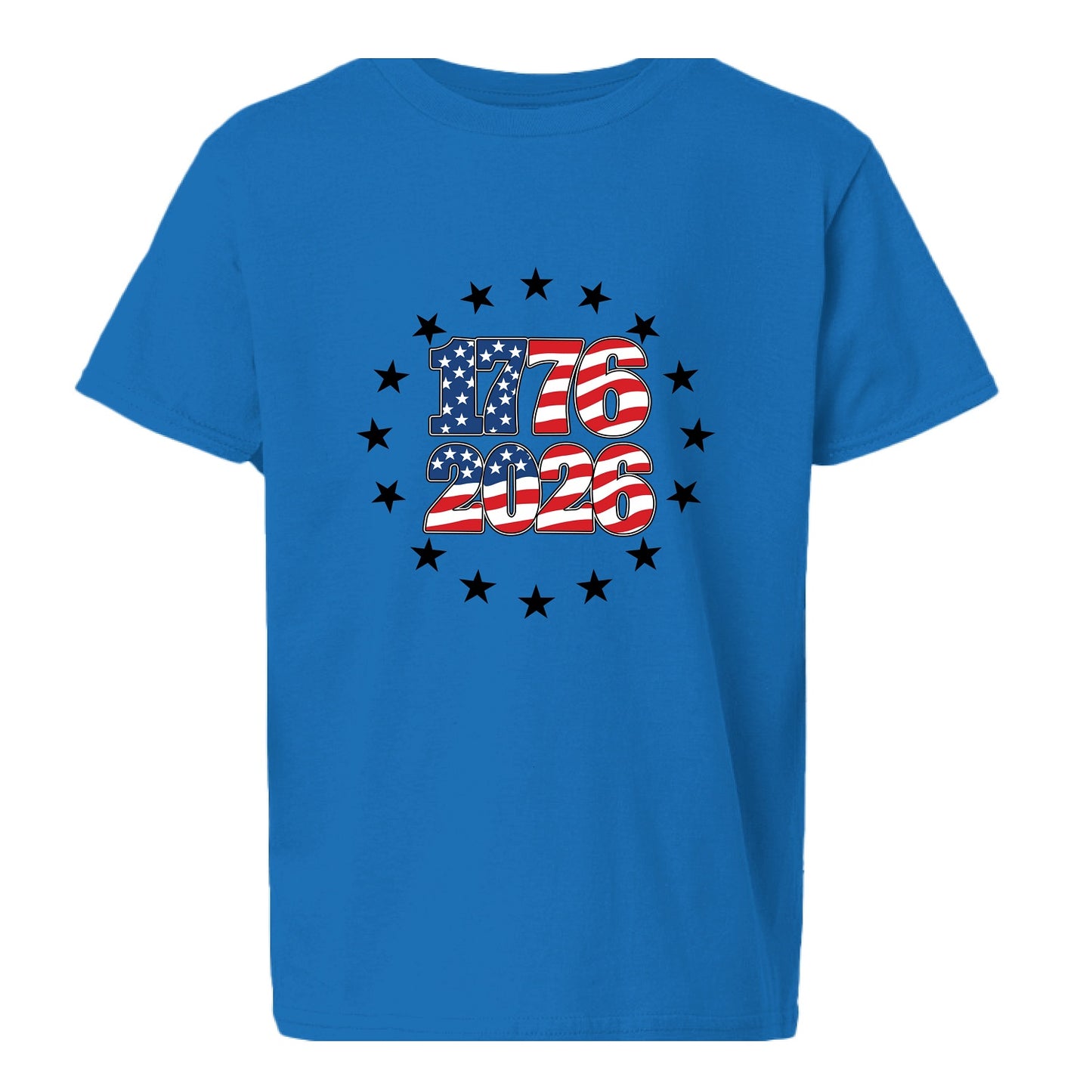 250 years of freedom kids blue front | land of the free 250