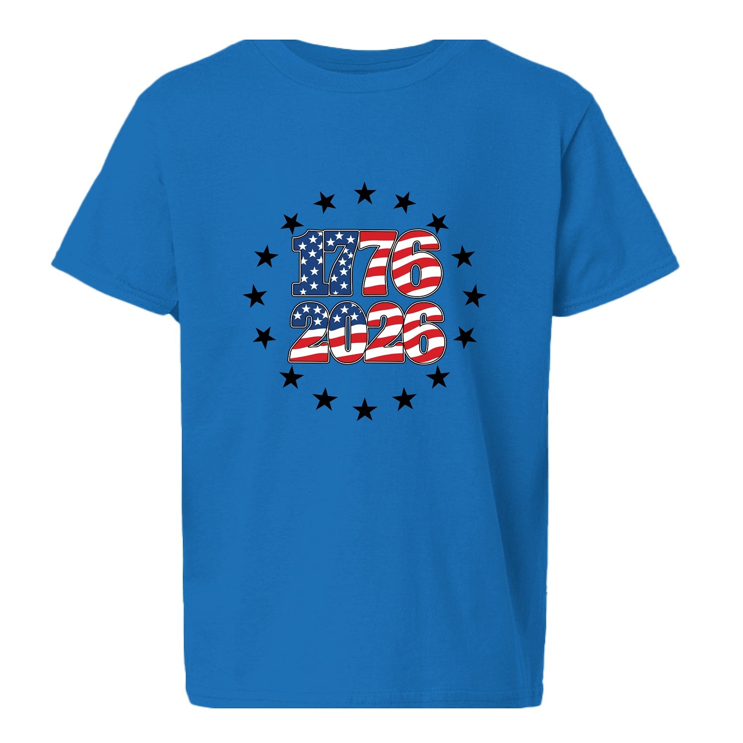 250 years of freedom kids blue front | land of the free 250