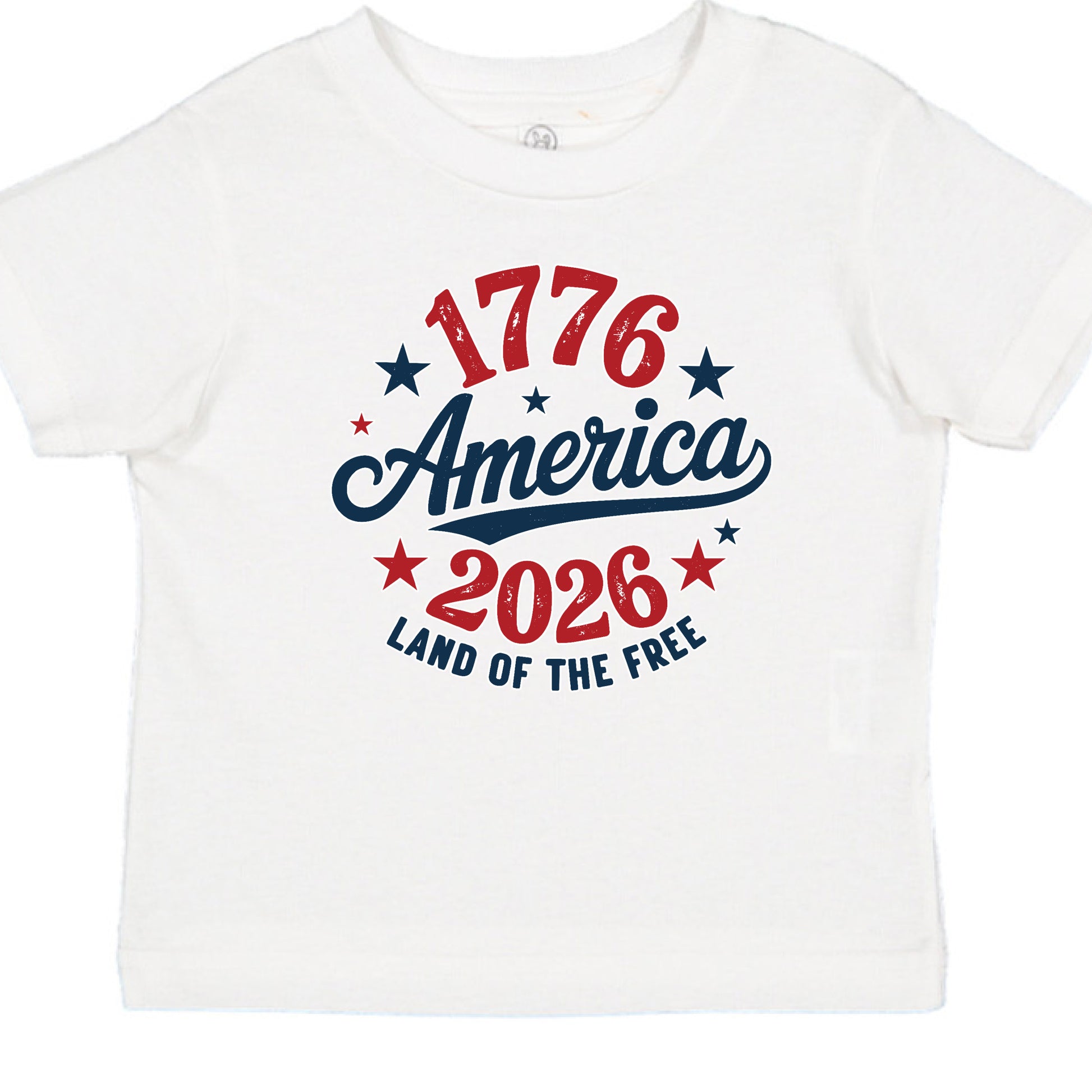 infant america 250 white front | land of the free 250