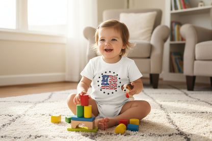 infant betsy 1776 2026 white front | land of the free 250
