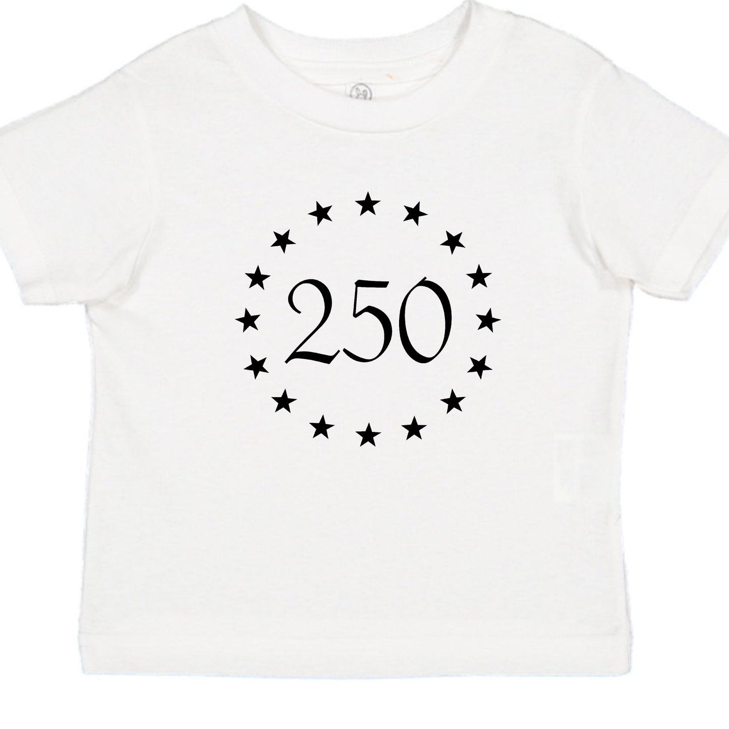 toddler betsy 250 white front | land of the free 250