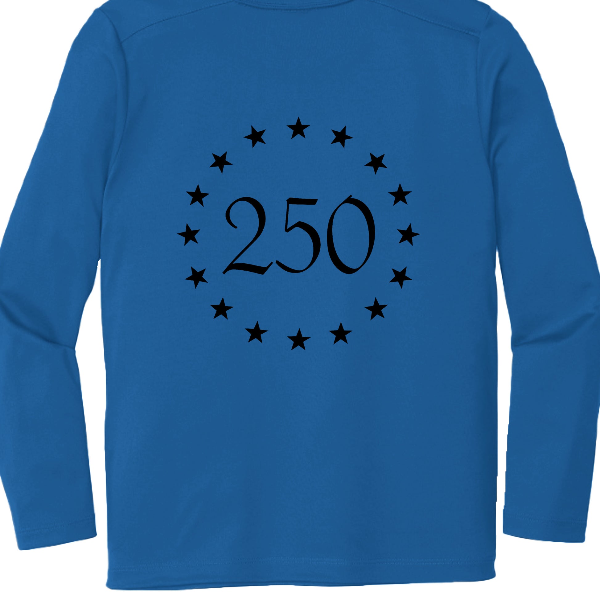 kids betsy 250 rashguard blue front | land of the free 250