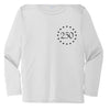 kids betsy 250 rashguard white front | land of the free 250