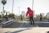 shield 250 youth hoodie red back | land of the free 250