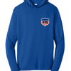 shield 250 active hoodie true royal front | land of the free 250