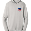 shield 250 active hoodie Grey front| land of the free 250