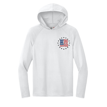active betsy 1776 2026 front white | land of the free 250