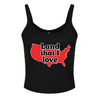 land that i love tank black front | land of the free 250
