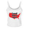 land that i love tank white front | land of the free 250