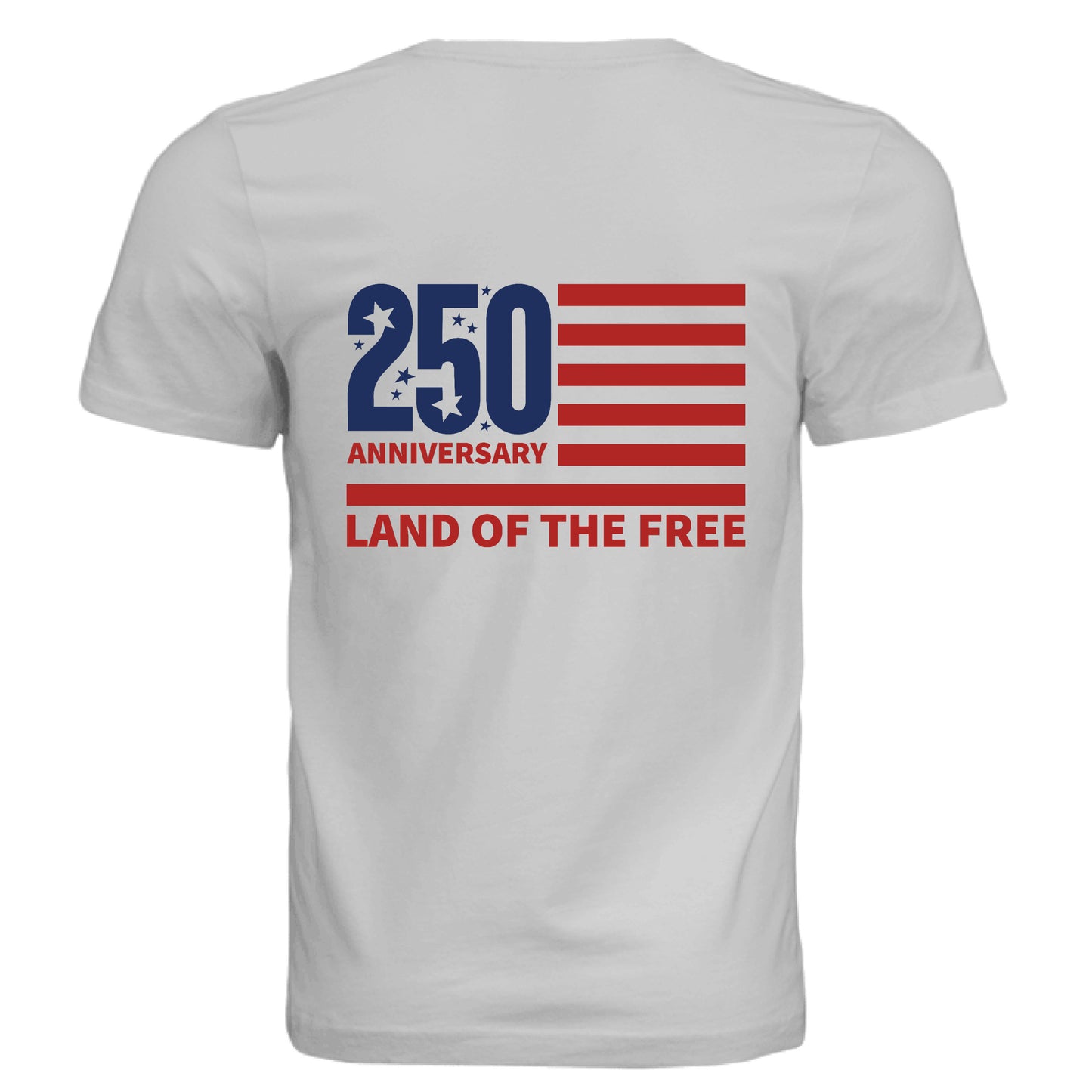 Land of the free silver  back | land of the free 250