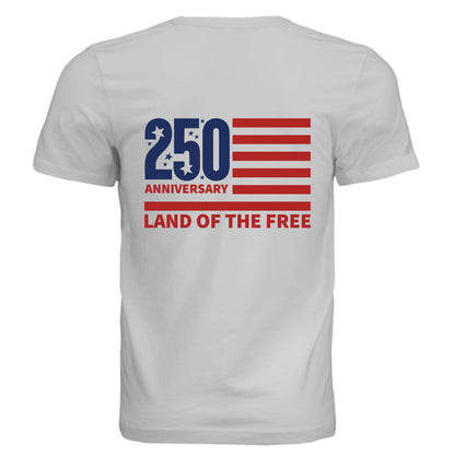 Land of the free silver  back | land of the free 250