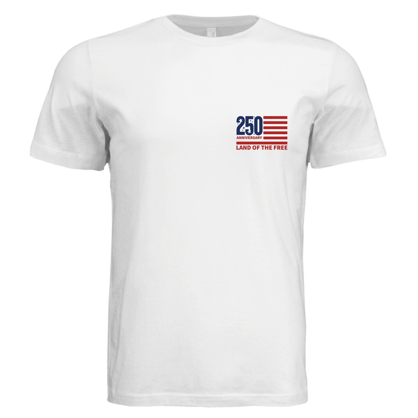 Land of the free white front| land of the free 250