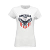 eagle america 250 ladies white front | land of the free 250 - FRONT