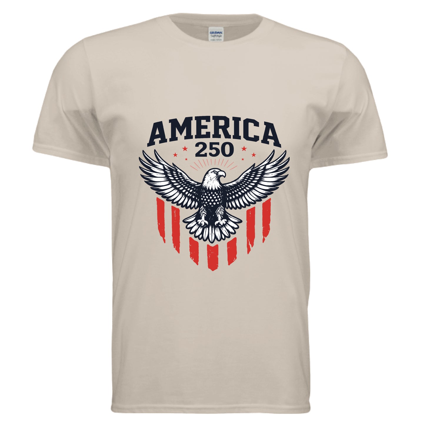 mens america eagle sand front | land of the free 250