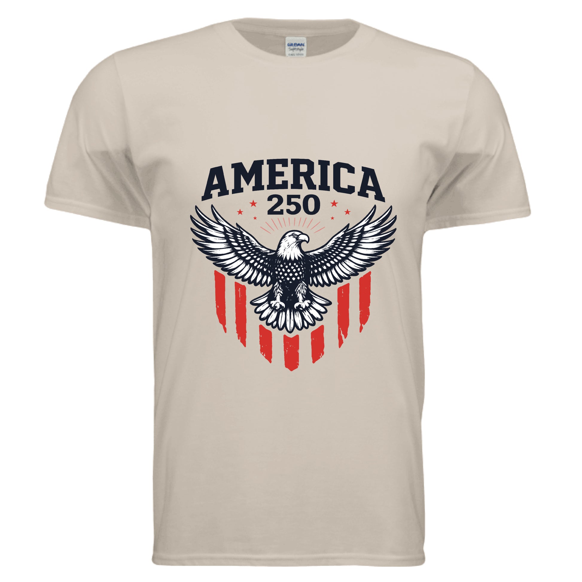 mens america eagle sand front | land of the free 250