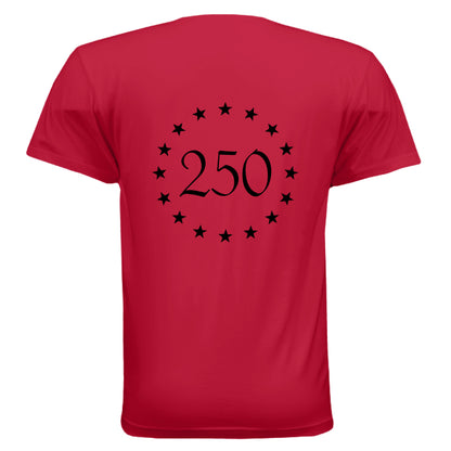 betsy 250 mens red back | land of the free 250