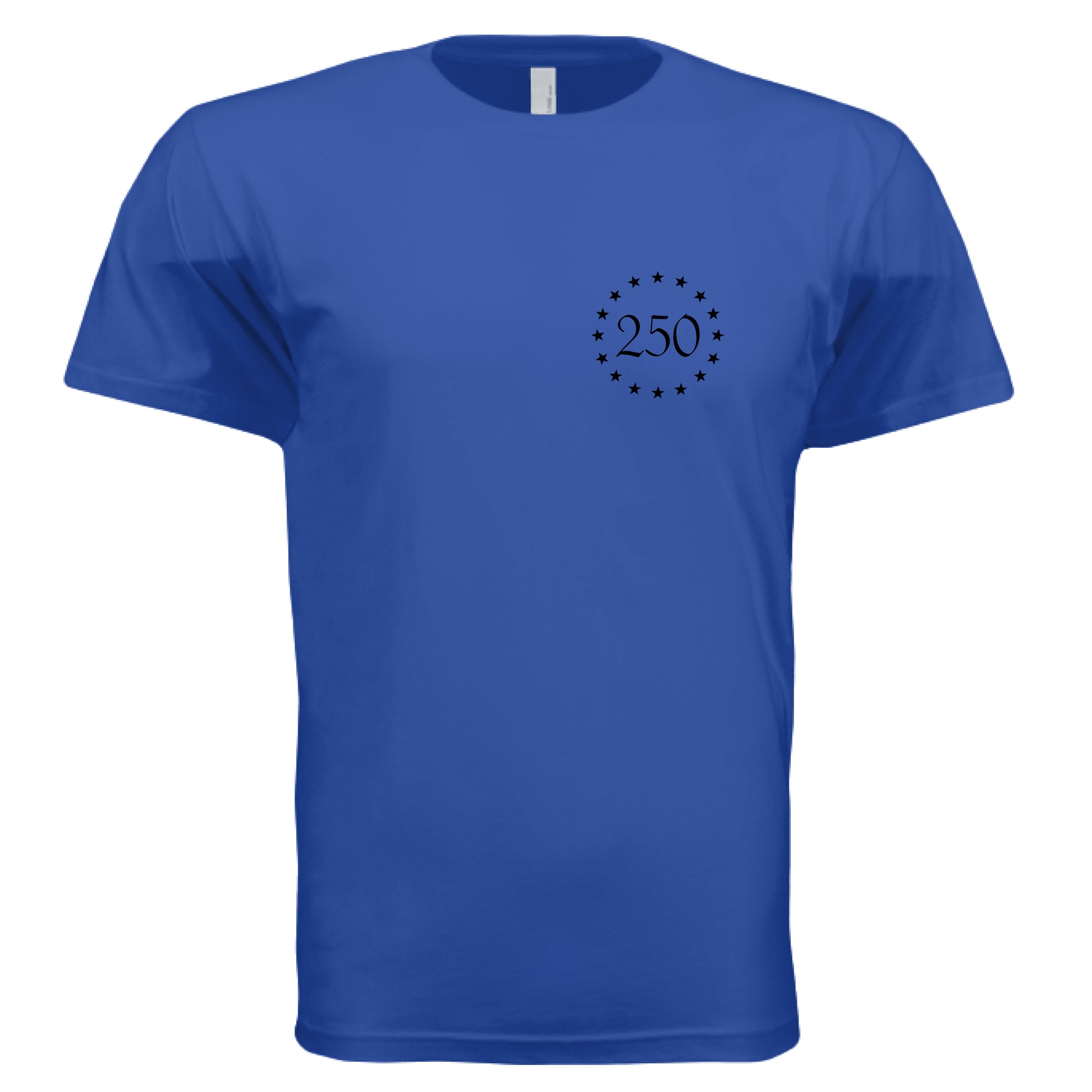 betsy 250 mens royal front | land of the free 250