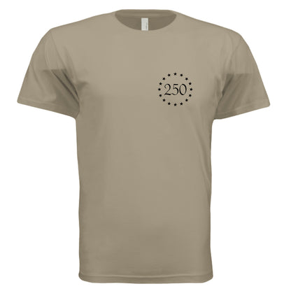 betsy 250 mens tan front | land of the free 250