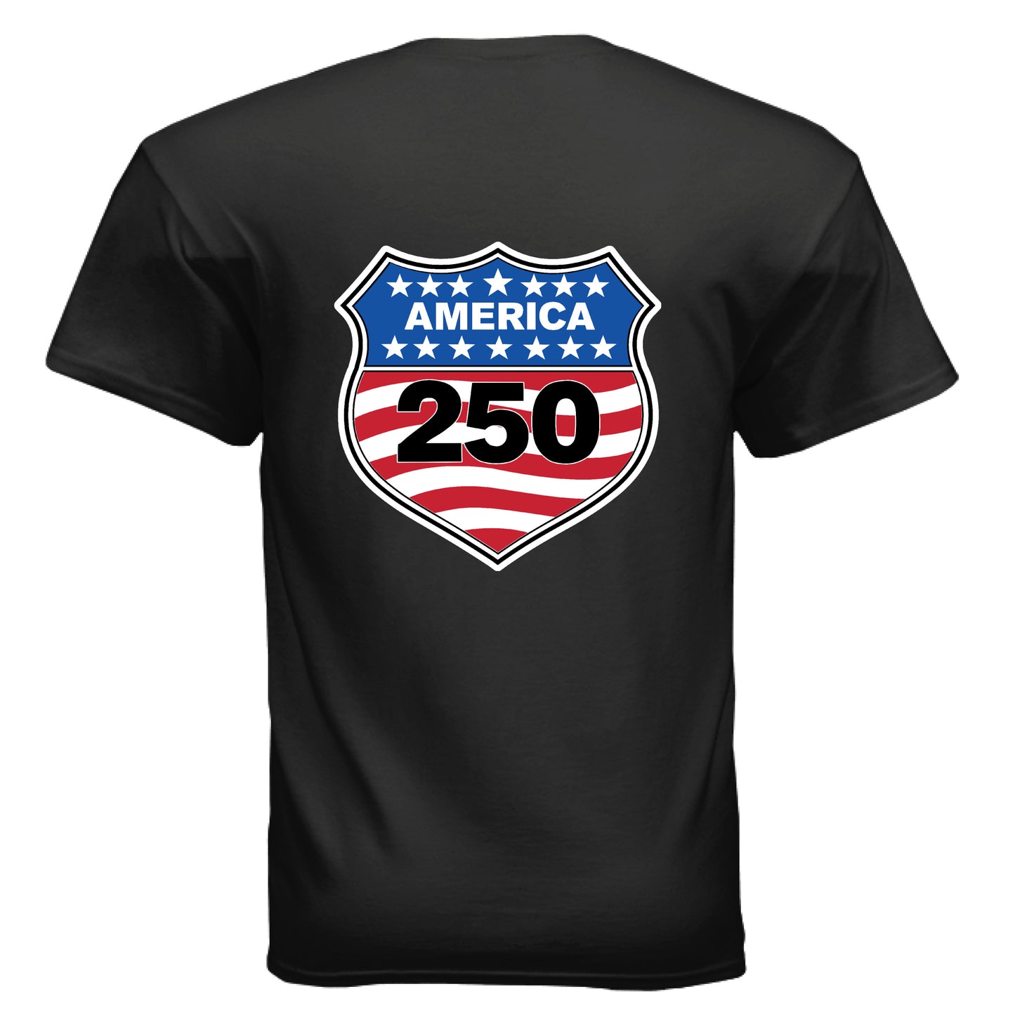 shield 250 mens black back | land of the free 250