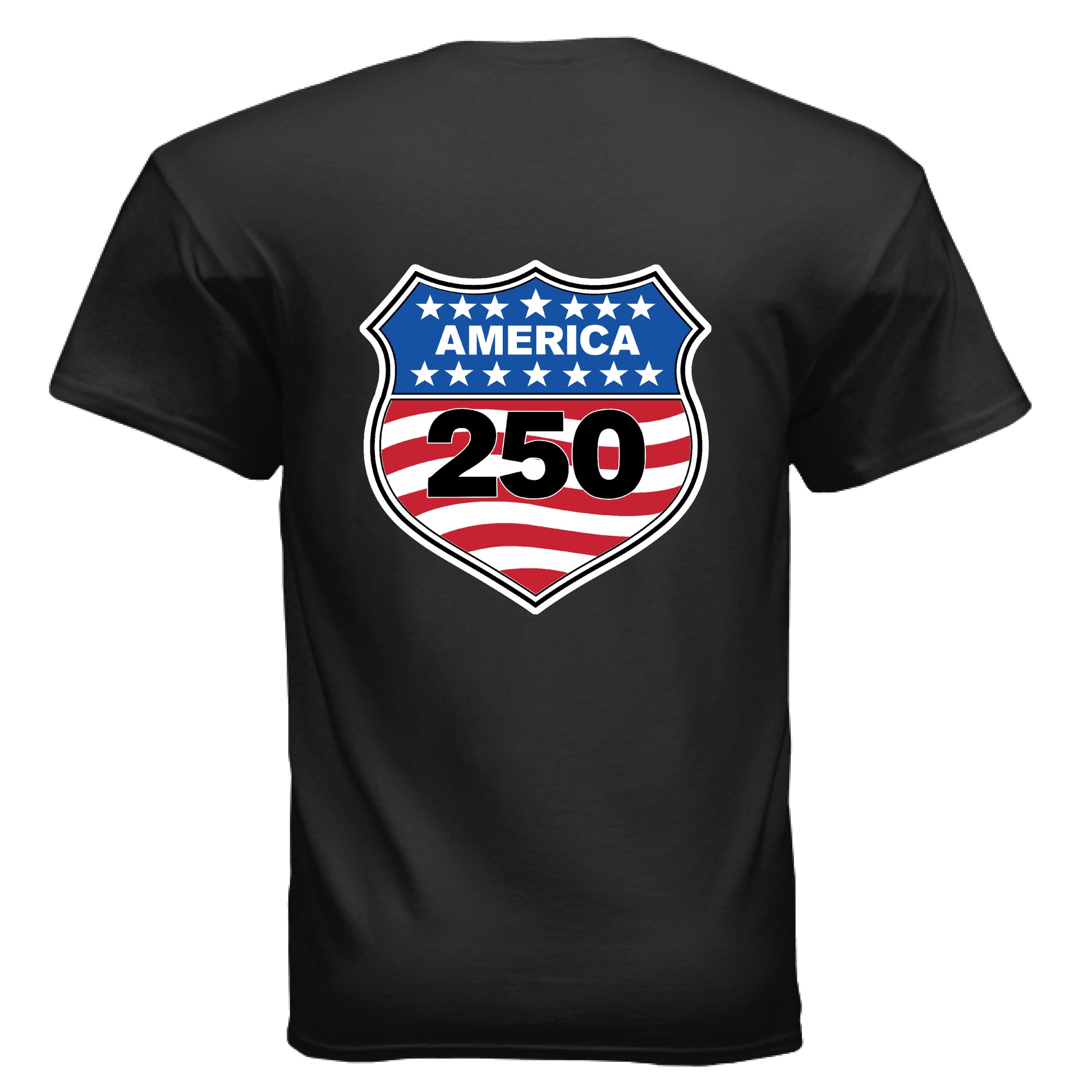 shield 250 mens black back | land of the free 250
