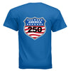 shield 250 mens blue back | land of the free 250