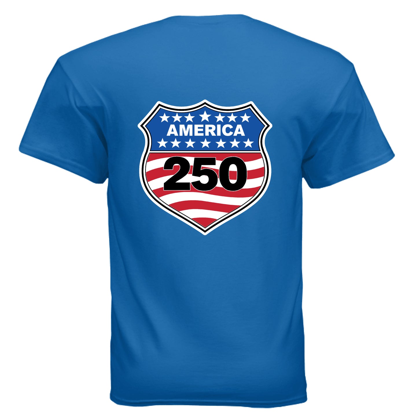 shield 250 mens blue back | land of the free 250