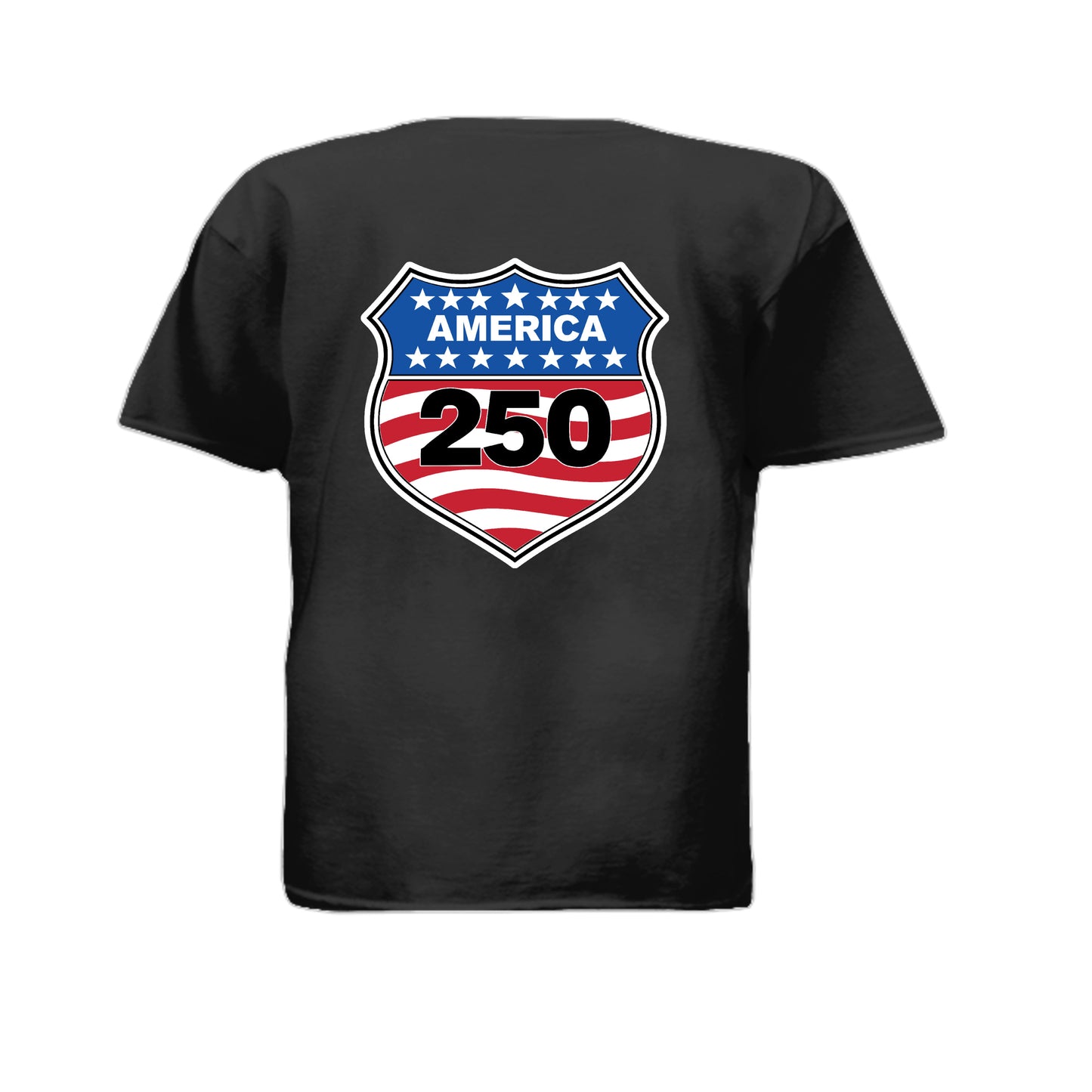 shield 250 youth black back| land of the free 250