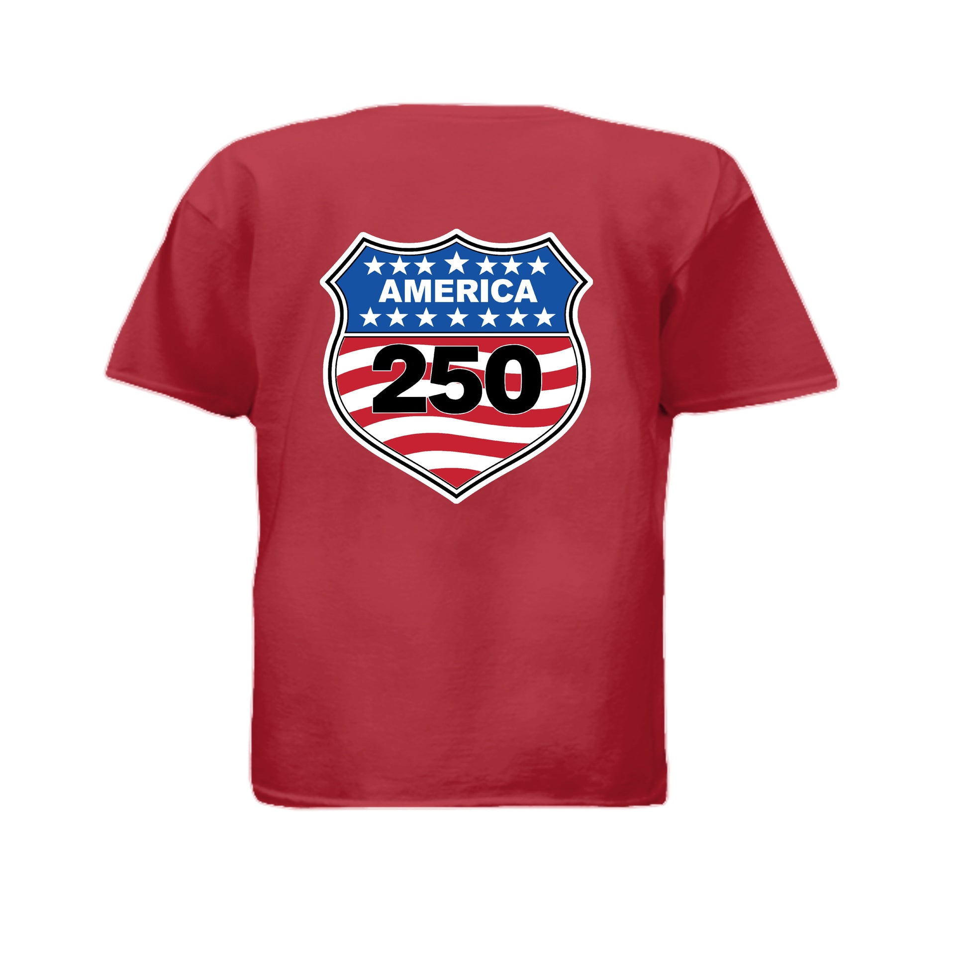 shield 250youth red back | land of the free 250
