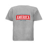 america riibon youth 1776 sport grey back | land of the free 250