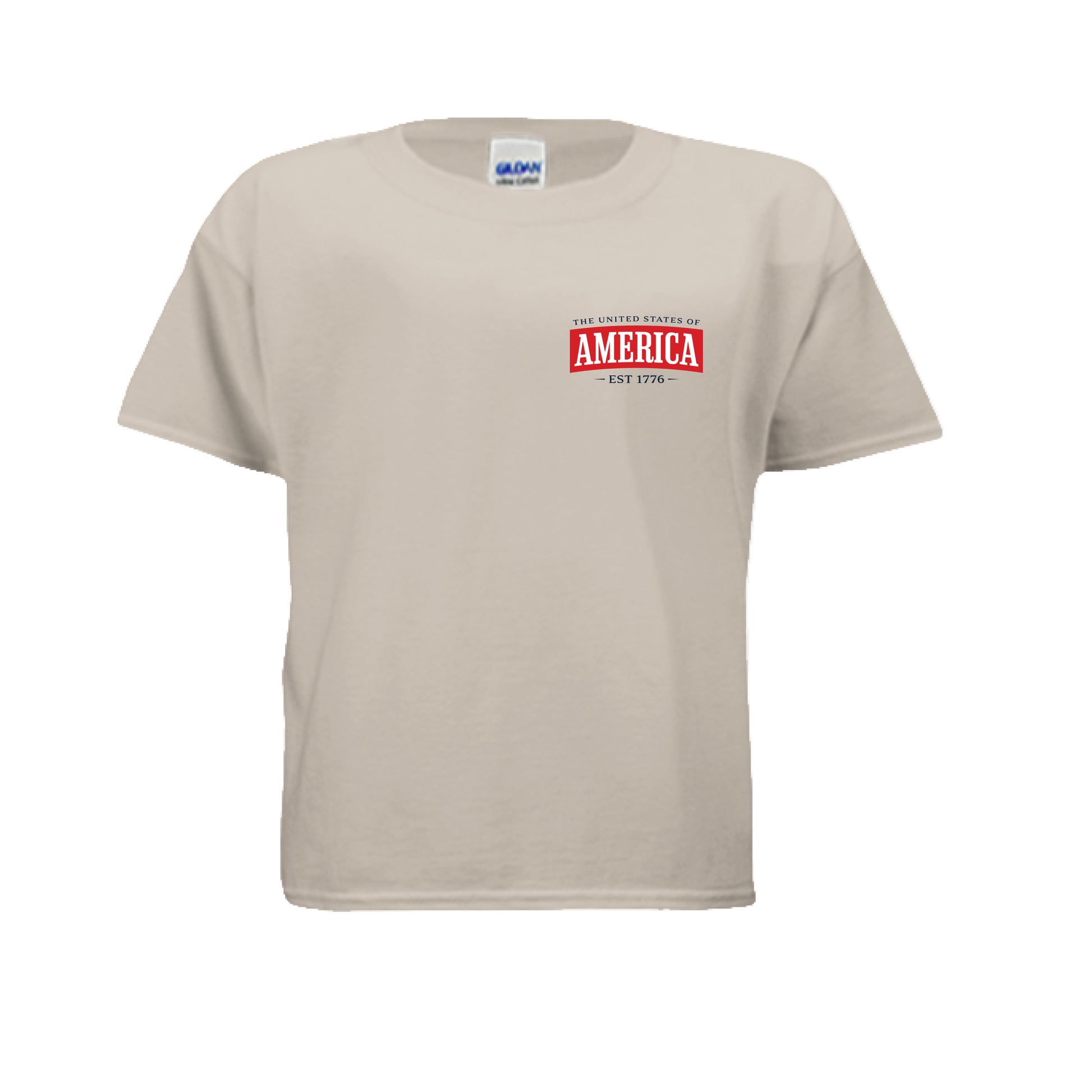 america riibon youth 1776 sand front | land of the free 250