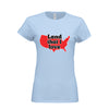 land that i love ladies blue front | land of the free 250