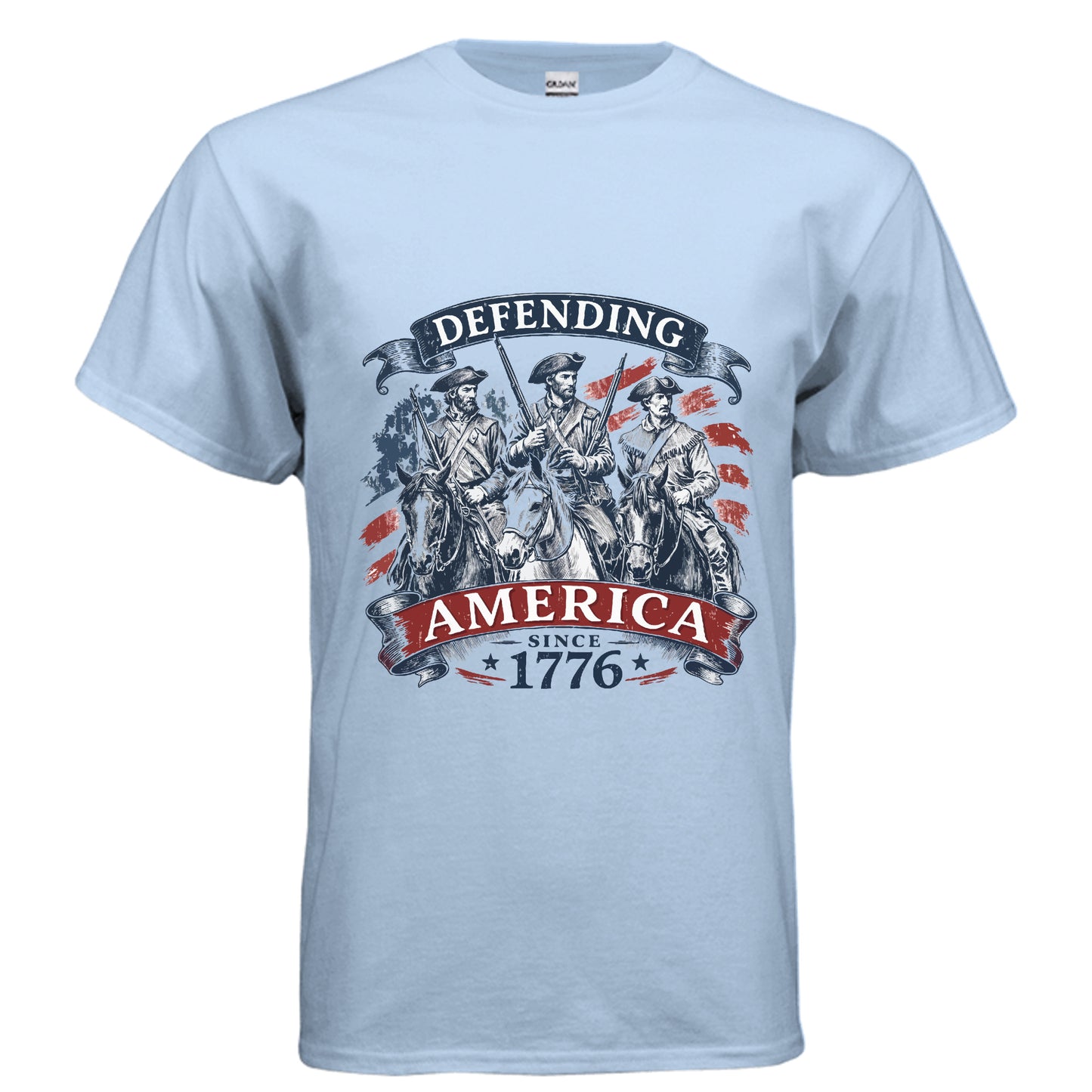 minutemenn1776 off light blue front | land of the free 250