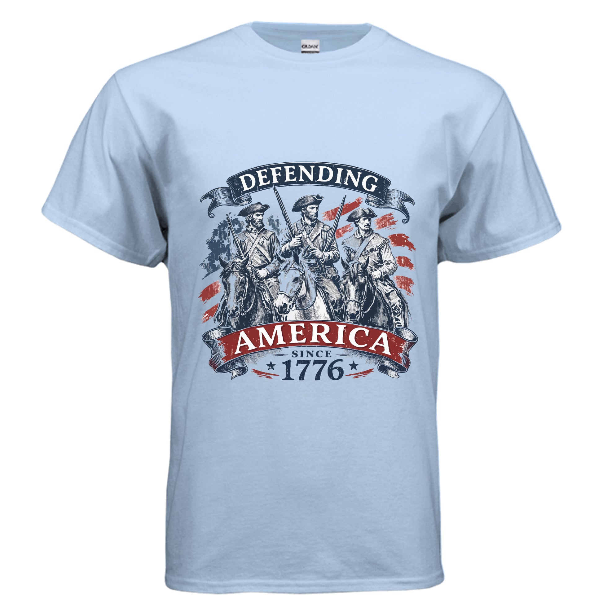 minutemenn1776 off light blue front | land of the free 250