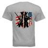 two soldies one nation tee | 1776 to 2026 patriotic American flag t-shirt for men