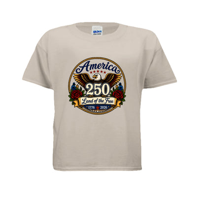 SAND - america 250 land of the free T shirt 