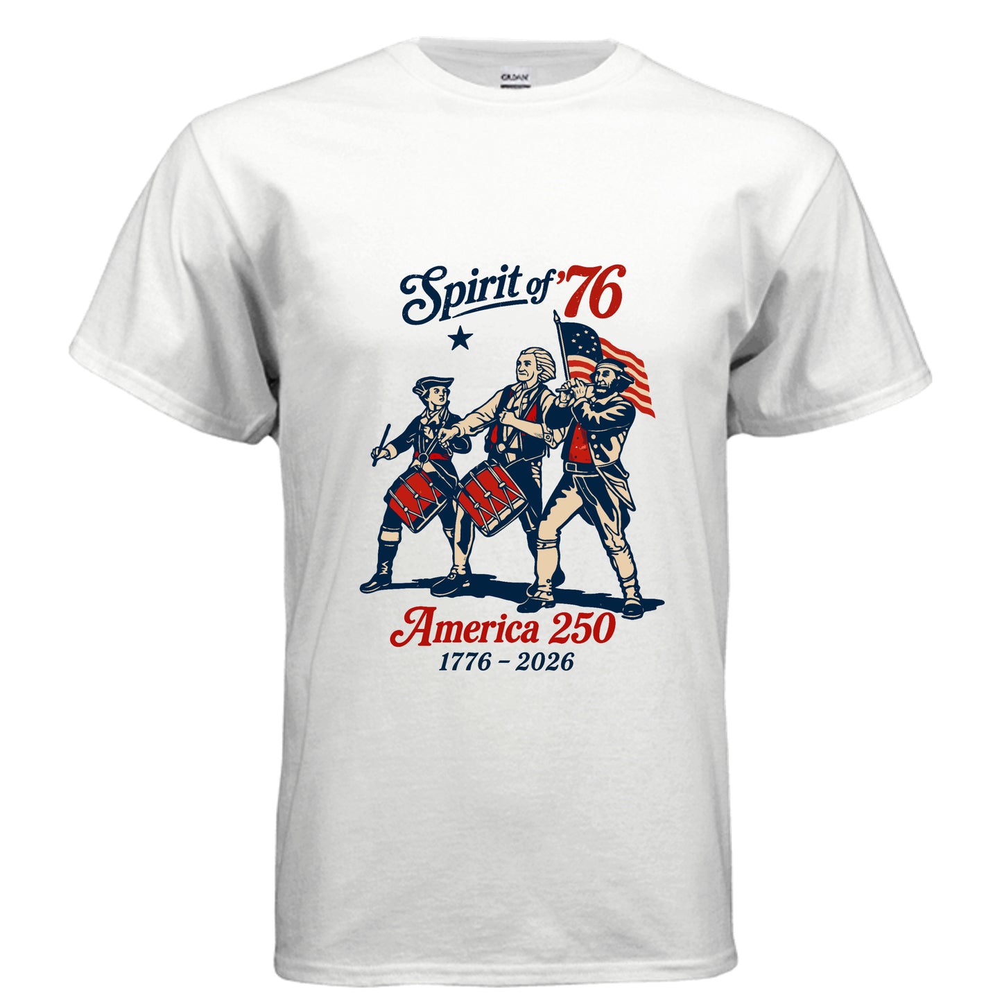 spirit of 76 america 250 white front | land of the free 25-